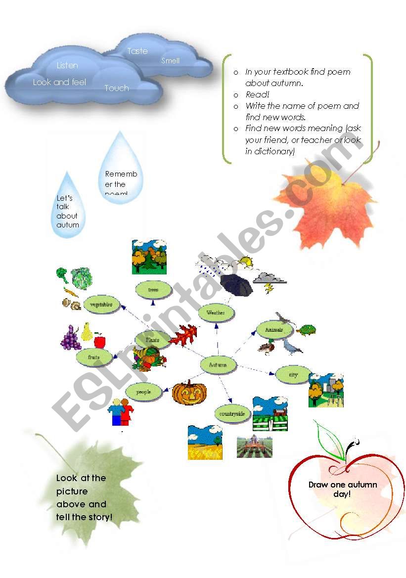 Fall (Autumn) worksheet