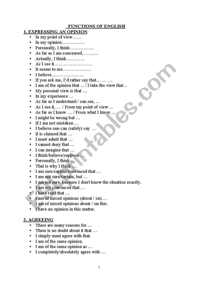 English in use worksheet