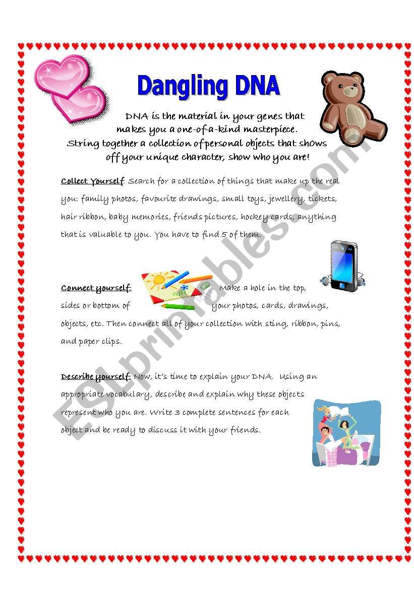 Dangling DNA worksheet