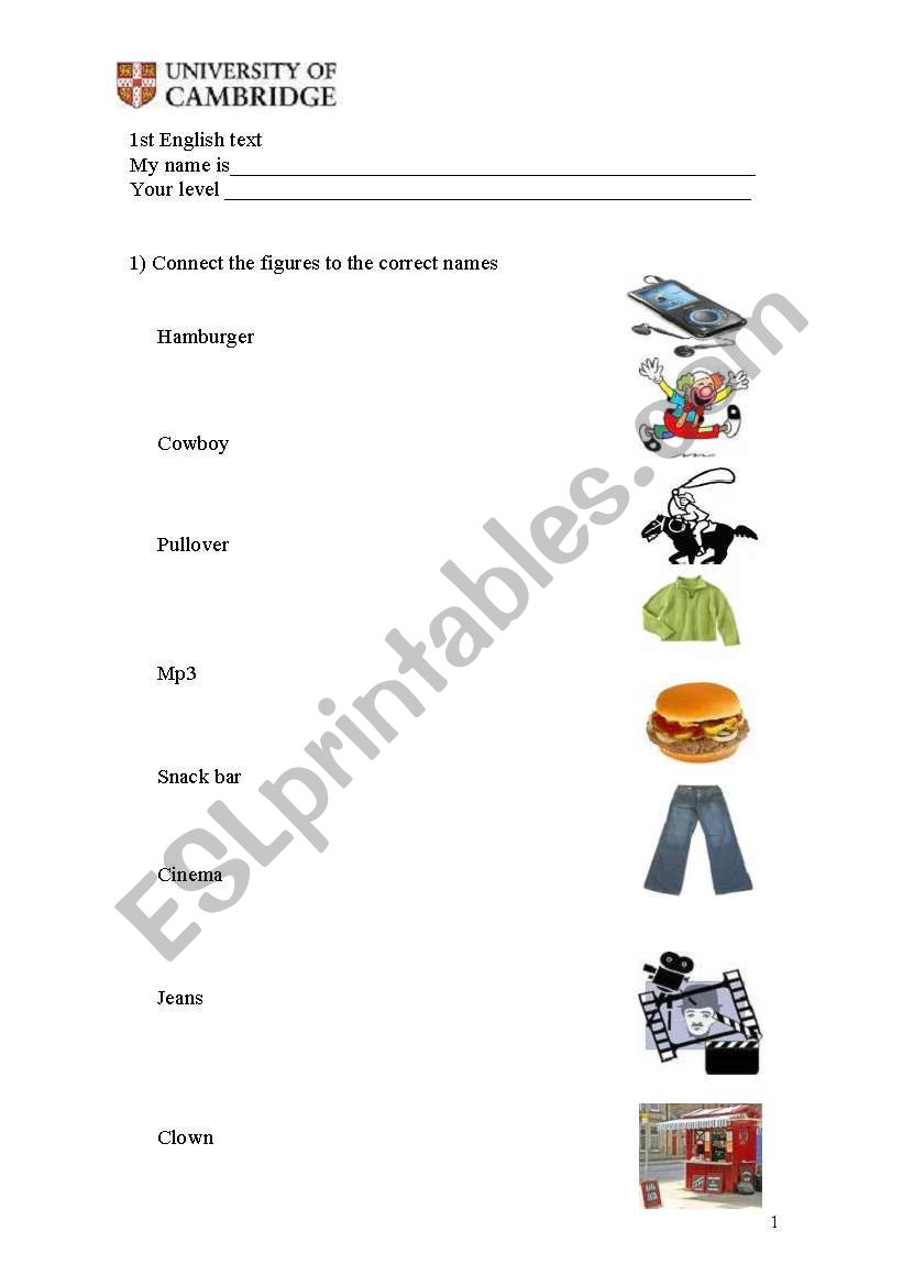 Nice test for childrens about numbers, new vocabulary, verb to be (she, he) and dialogues