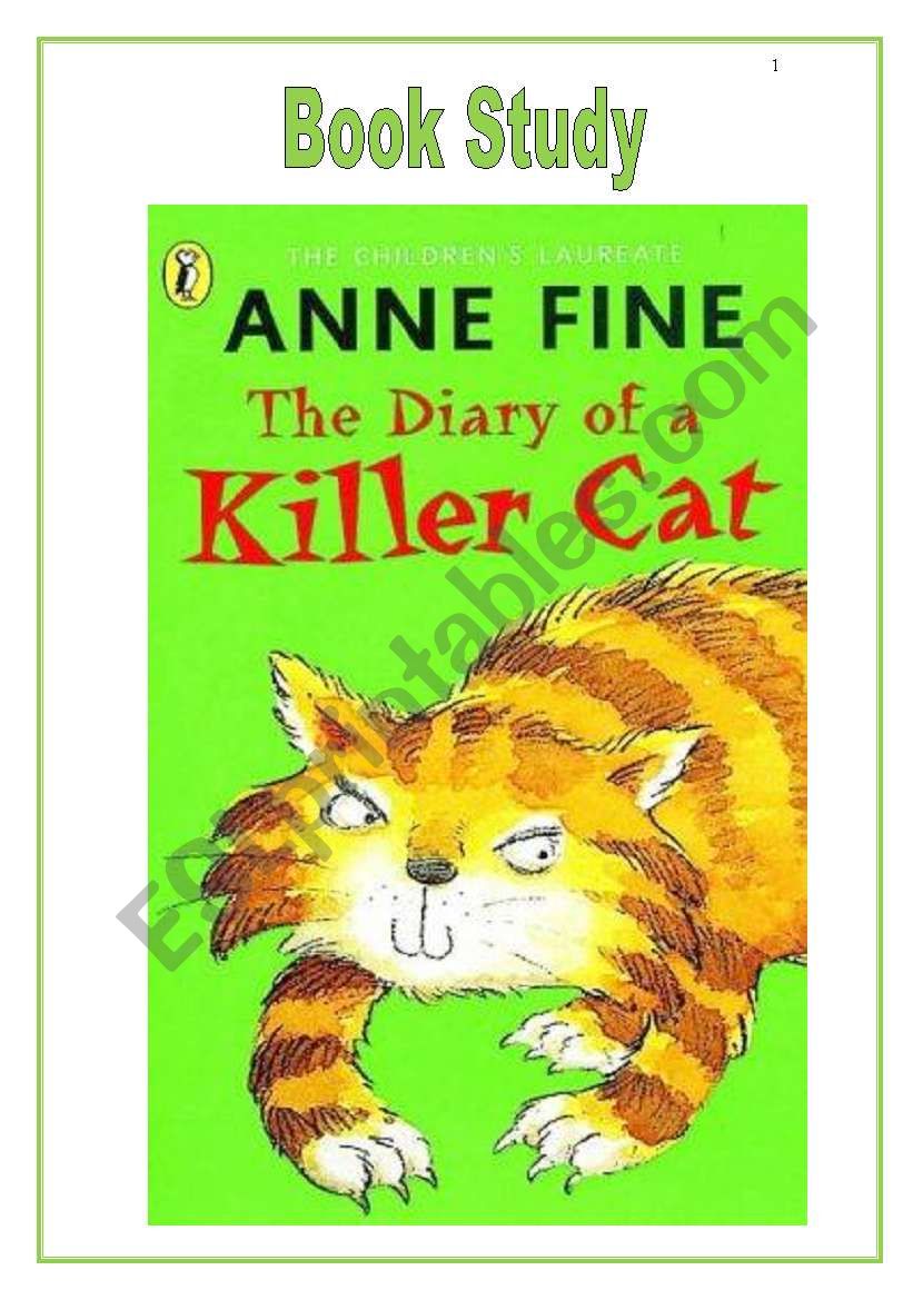 Diary of a Killer Cat Book Study