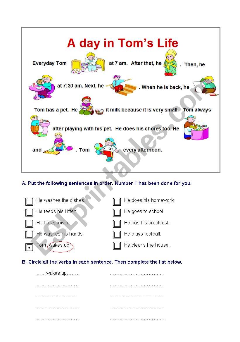 Present Simple Presentation worksheet