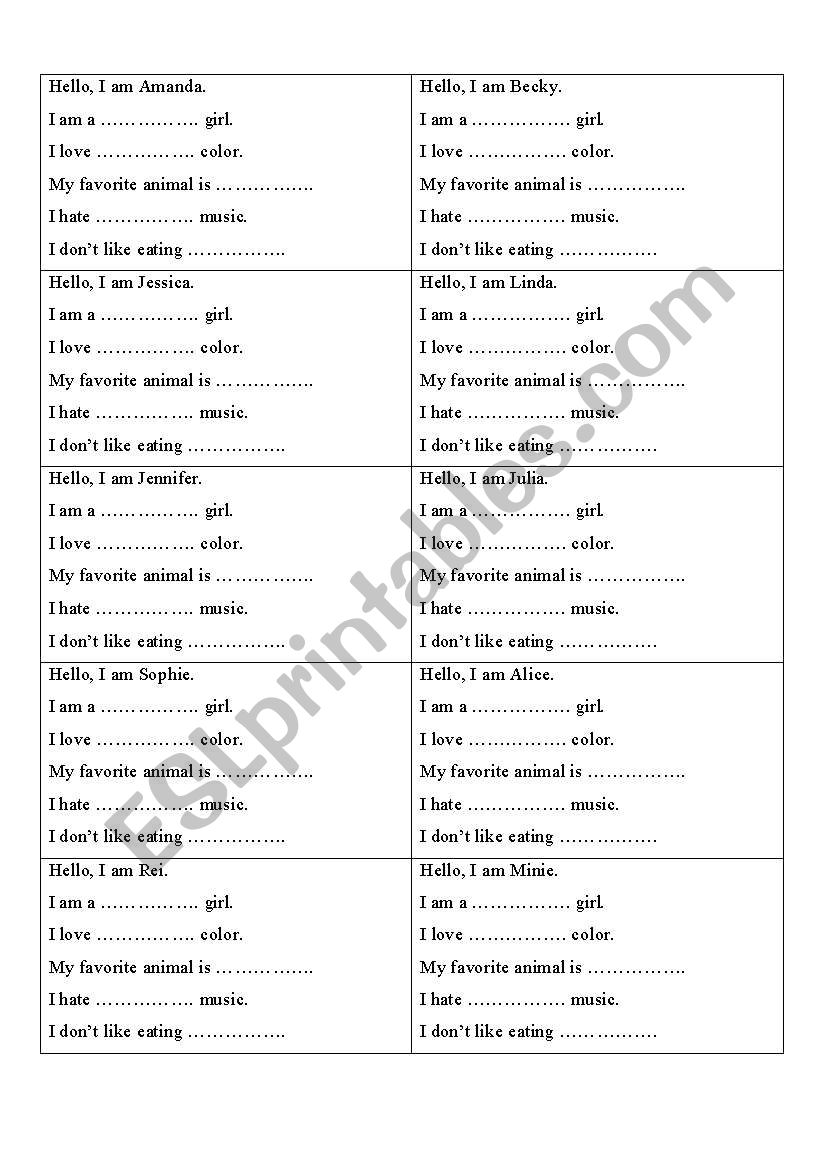 LOVE AGENCY worksheet