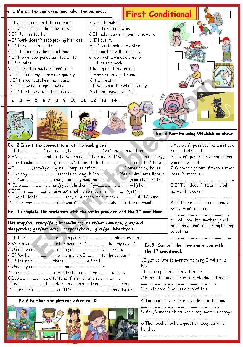 First Conditional worksheet