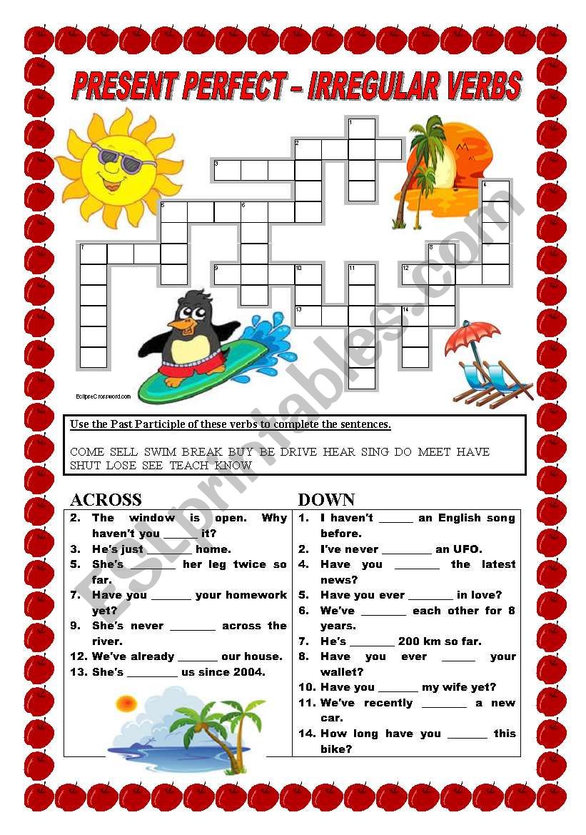 irregular present tense verbs english