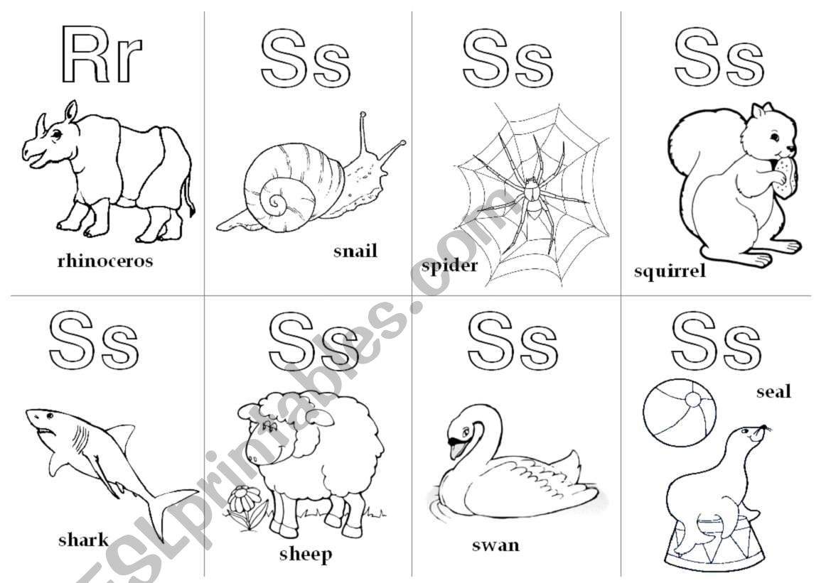 Animal Alphabet Cards Extension 5