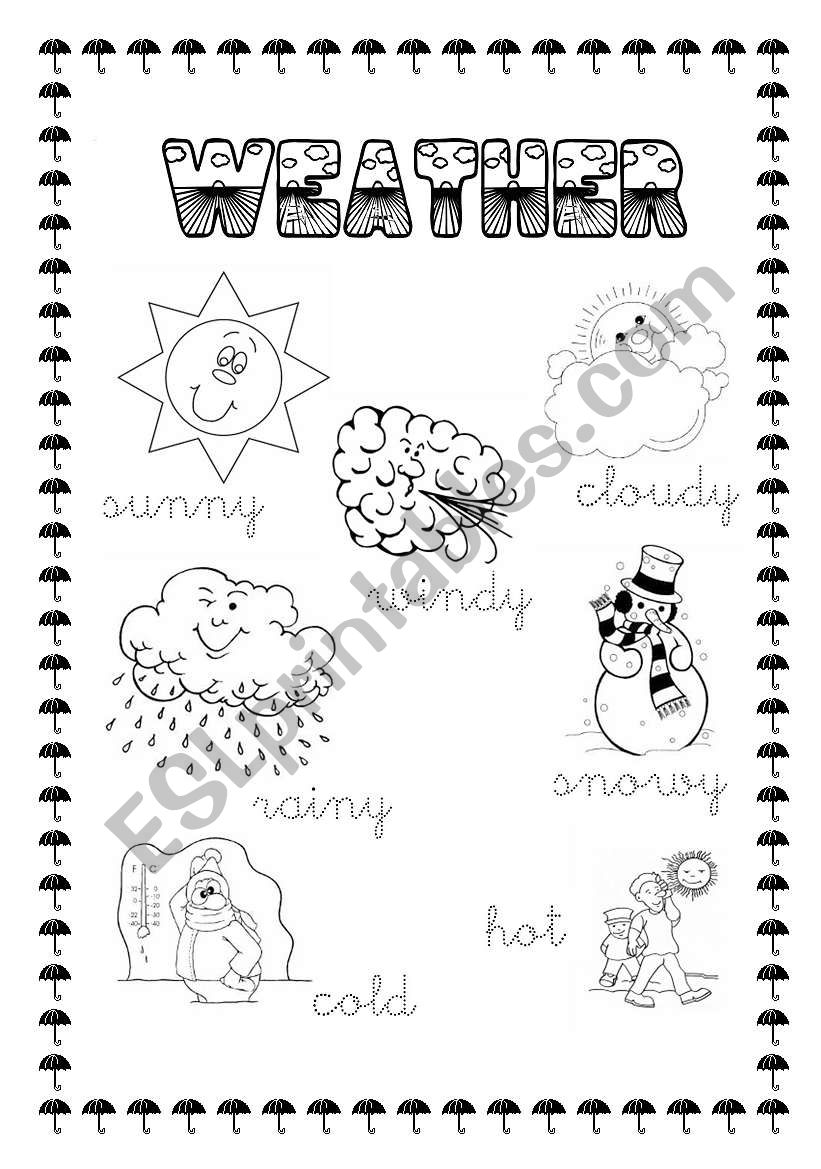 The weather worksheet