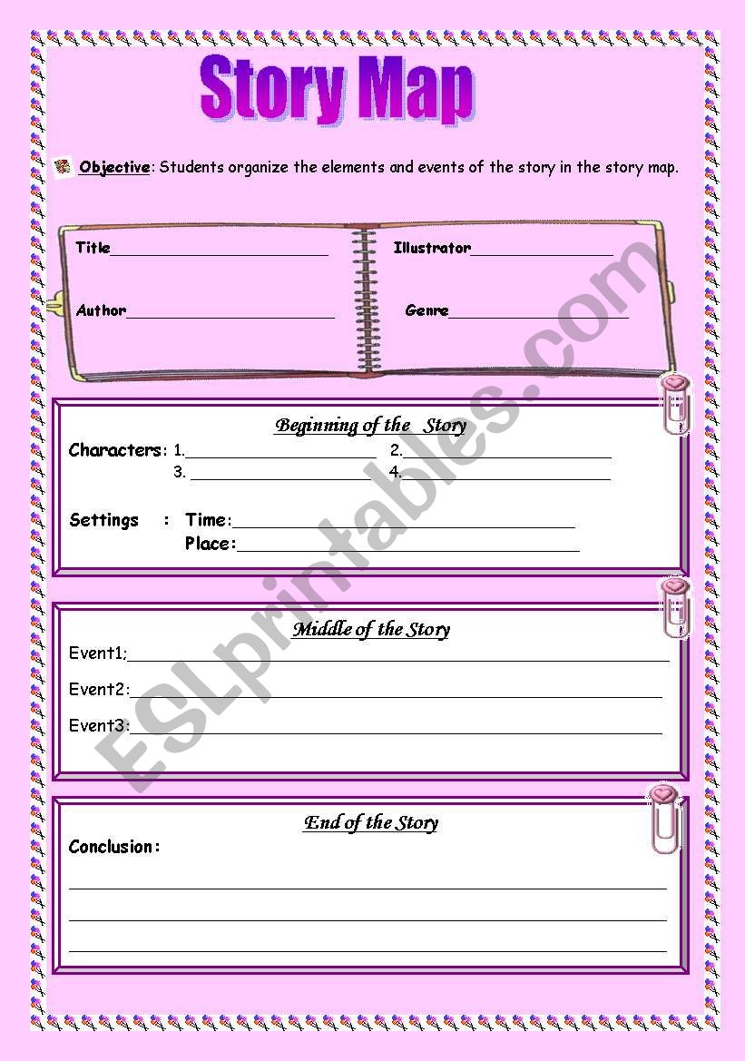 story map worksheet