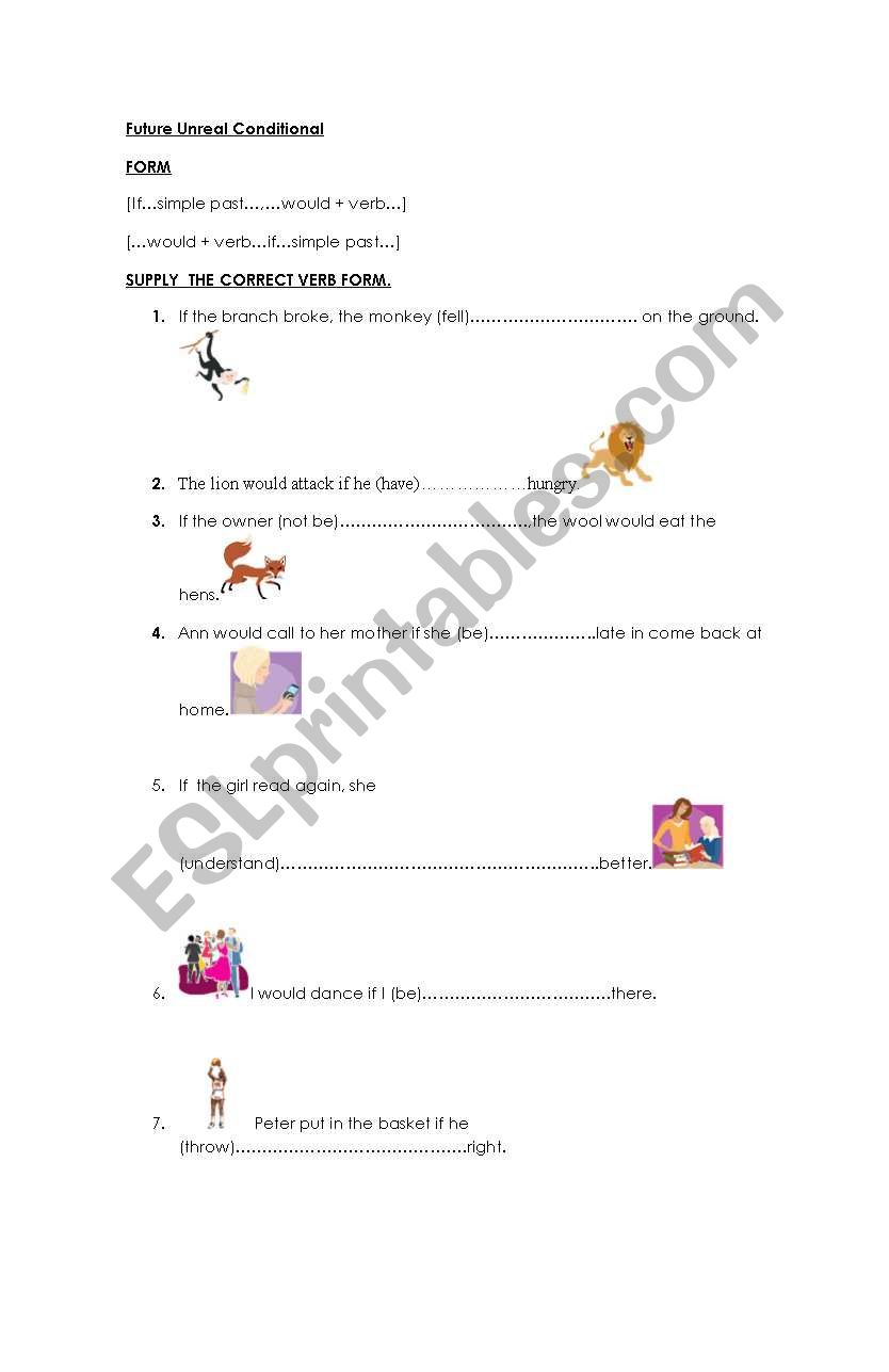 CONDITIONAL TYPE II worksheet