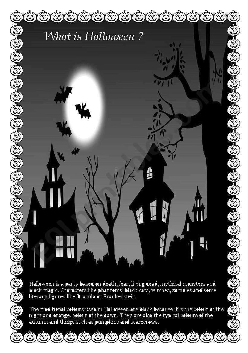 what is halloween? worksheet
