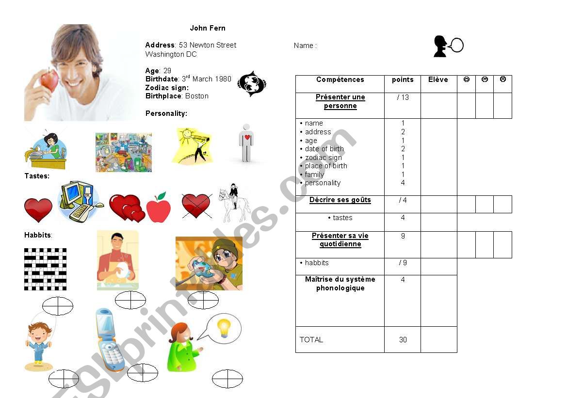 Introducing someone worksheet