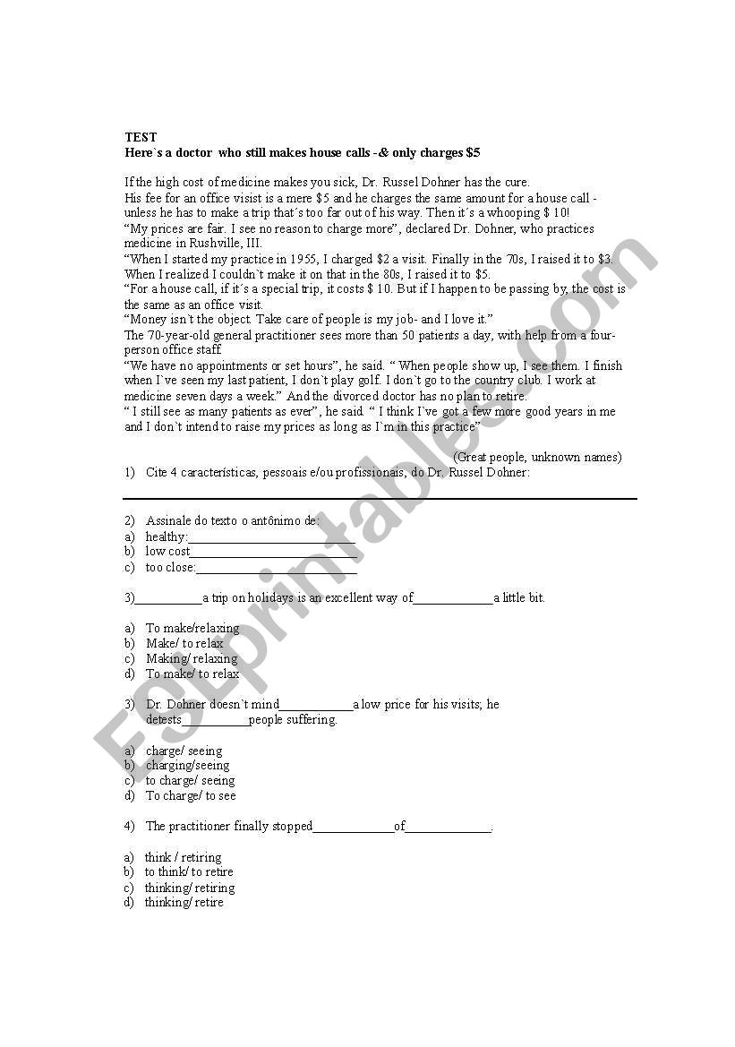 TEXT worksheet