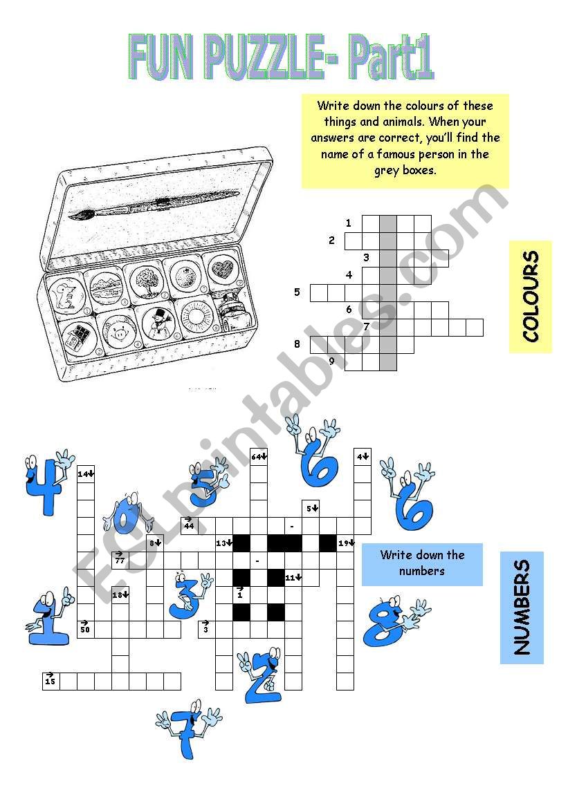 FUN PUZZLES Part 1 worksheet