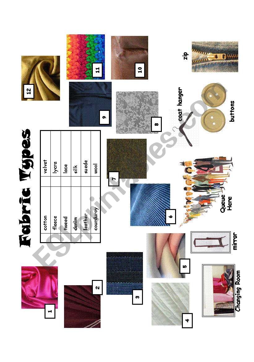 Clothes and Shopping Booklet Part 2 of 3