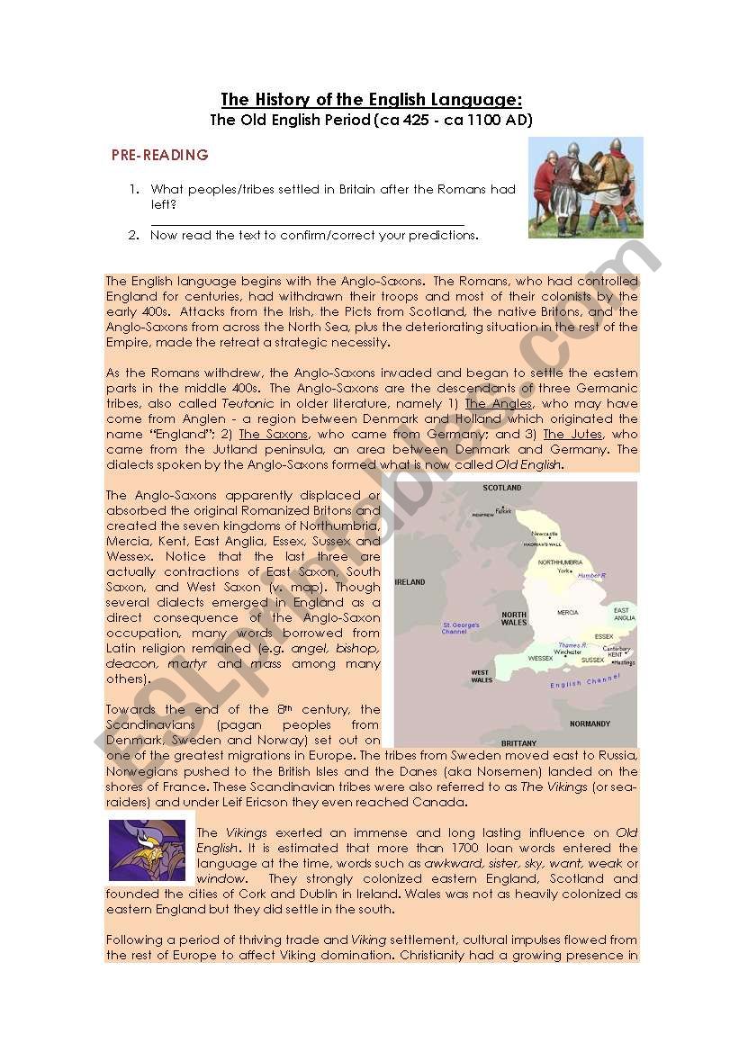The History of the English Language: The Old English Period