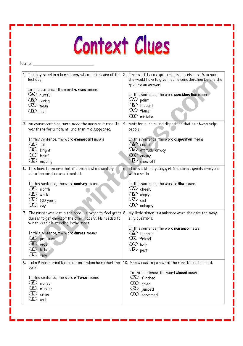 context-clues-worksheet-2-esl-worksheet-by-dreidteacher