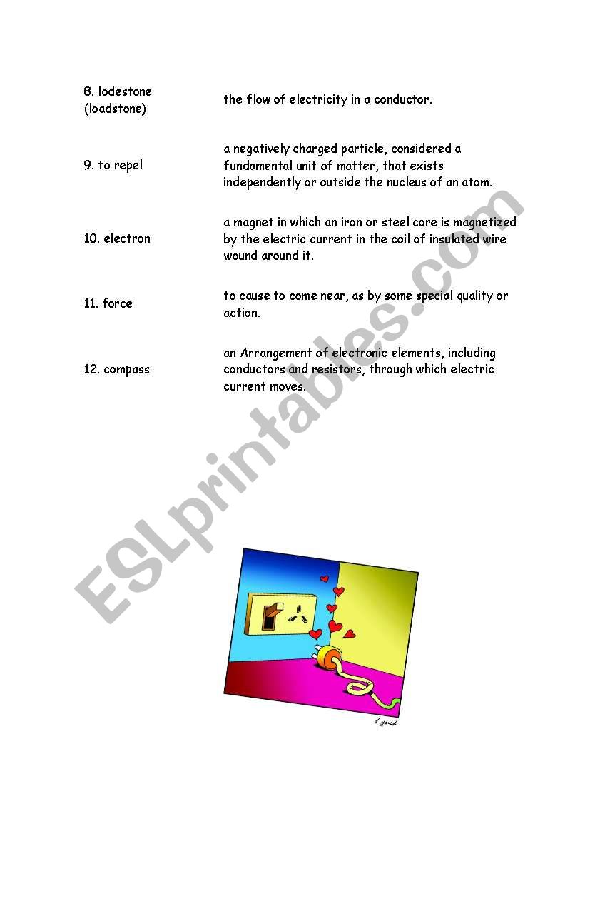 electricity3 worksheet