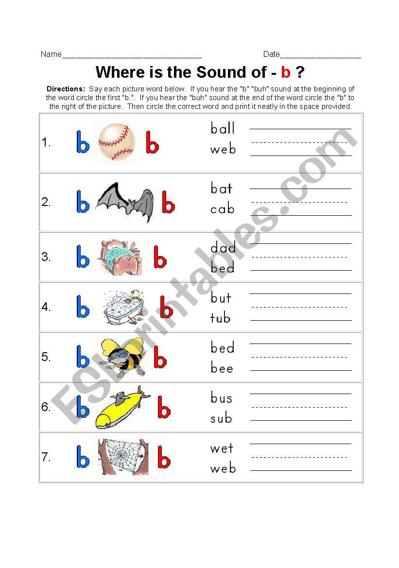 Phonics! worksheet