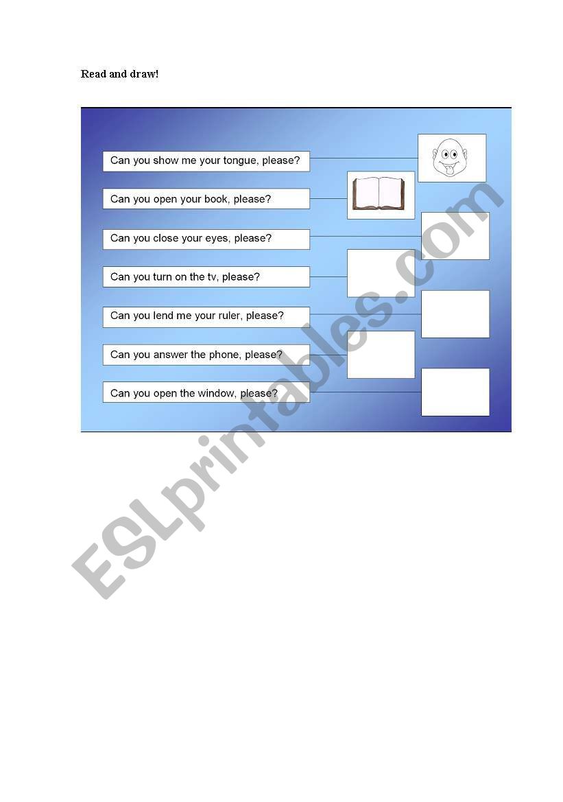 Making Polite Requests worksheet