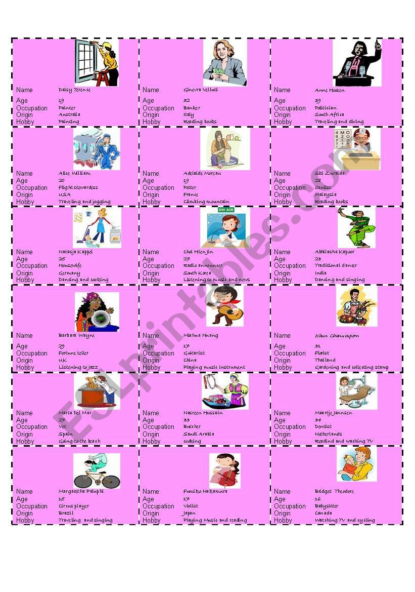 Multi-Function Cards Part2 worksheet