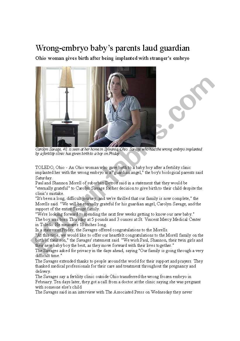 Current Affairs: News Article + Vocabulary & Reading Comprehension