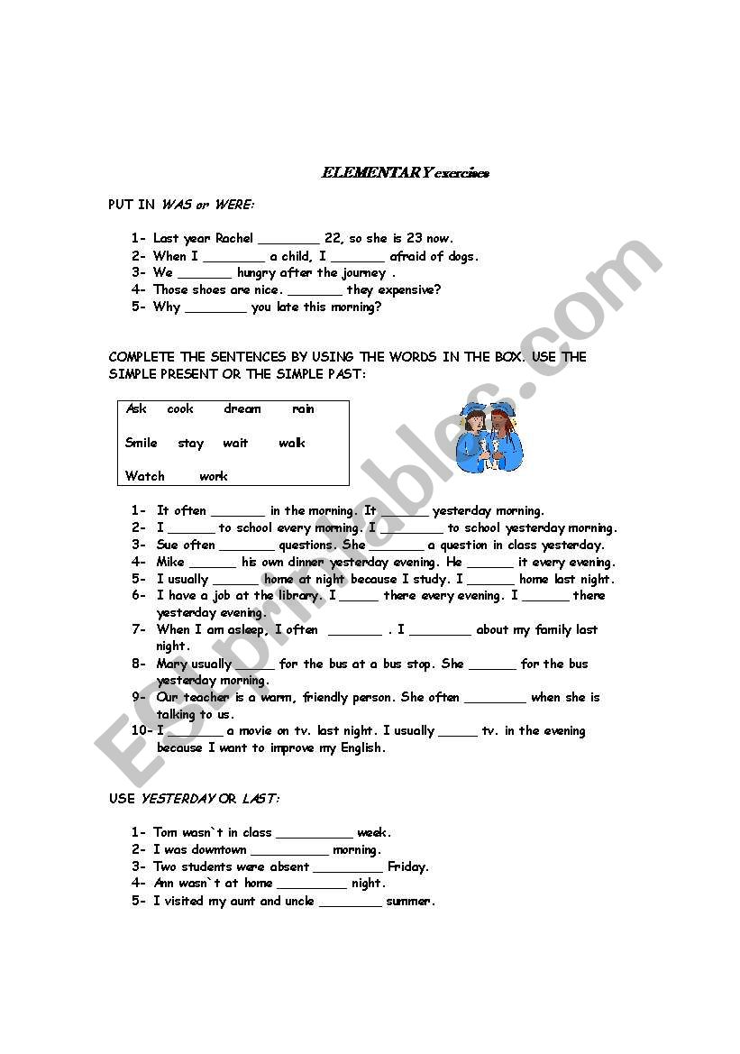 Elementary- Grammar and Vocabulary Review