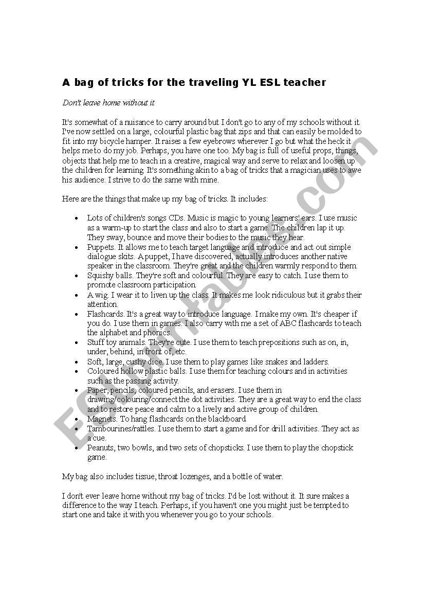 Ideas for studentds motivation