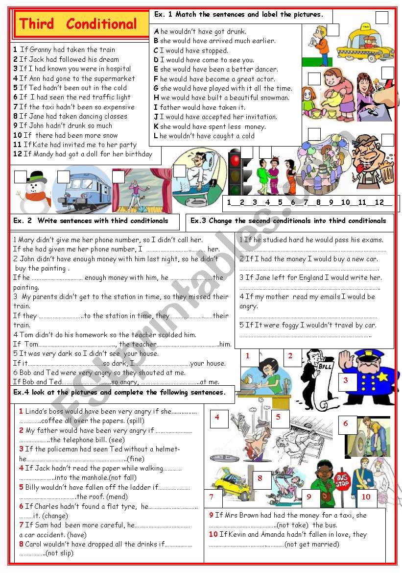 Third conditional worksheet