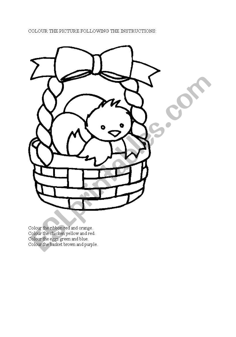 easter activity worksheet