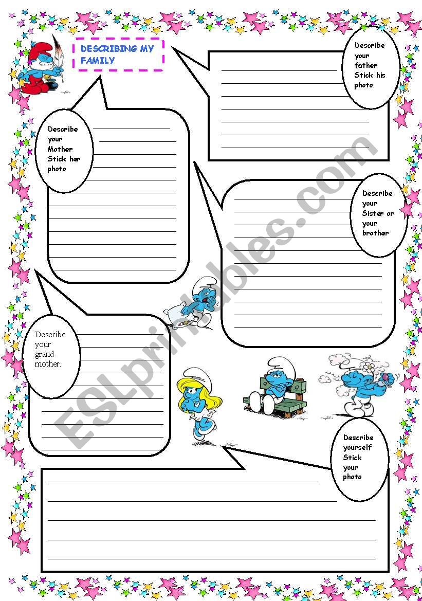 Describing People worksheet