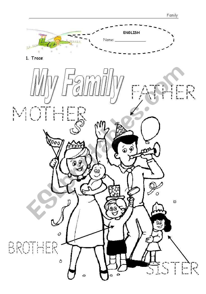 Family worksheet