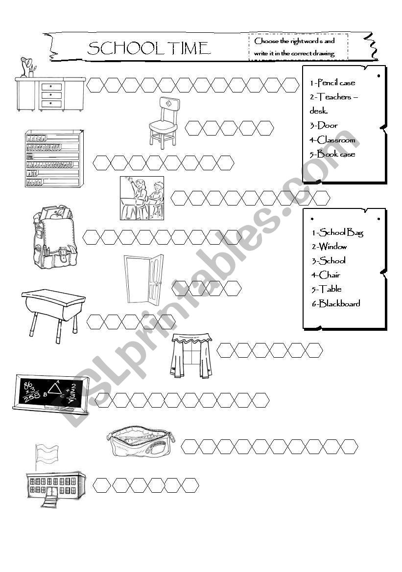 SCHOOL FUN worksheet