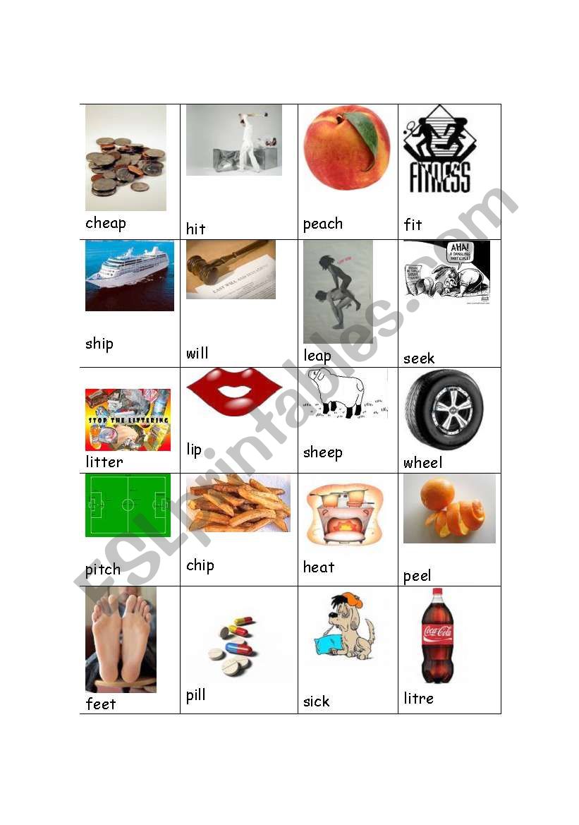 pronouncing i and ee -bit and beat