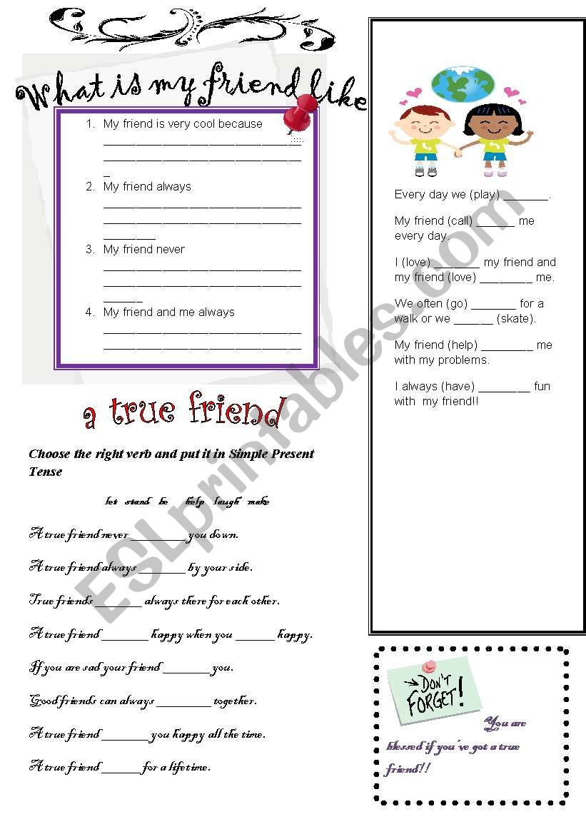 my-friend-esl-worksheet-by-ivanjecka