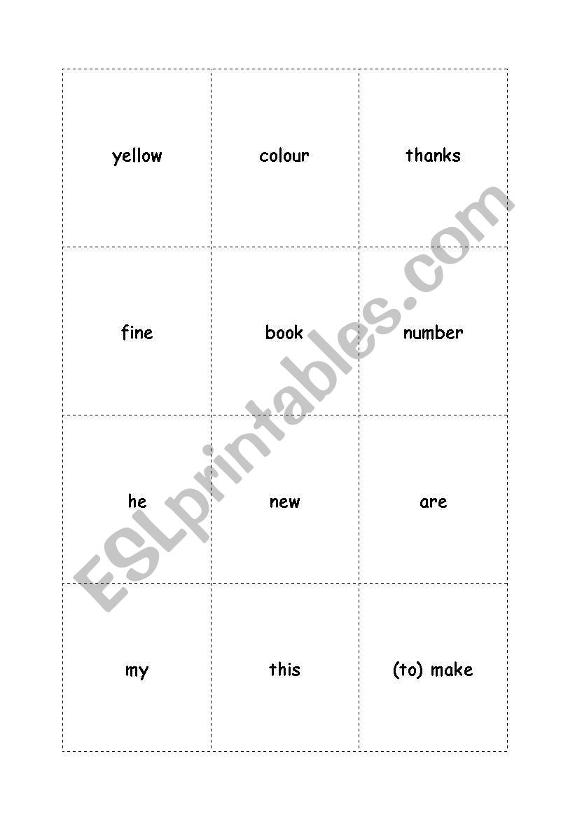 Game: English pronunciation worksheet