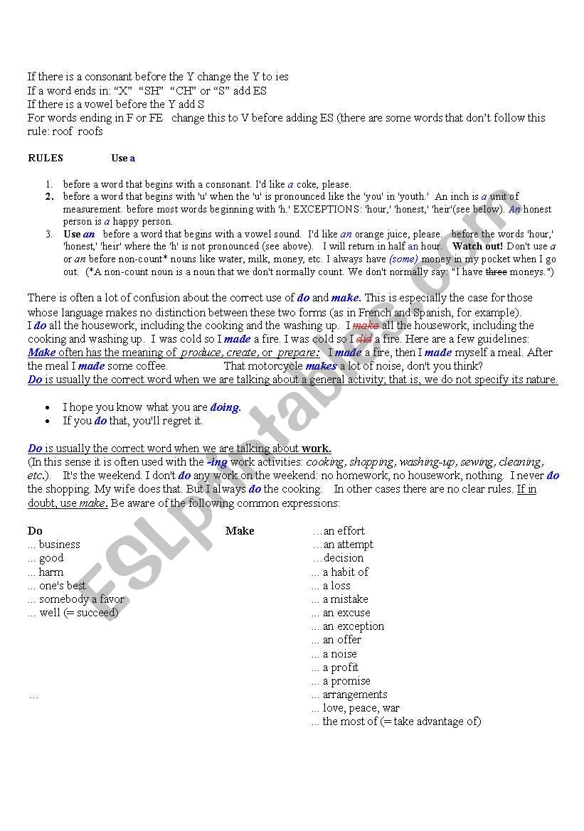 reading comprehensoin worksheet