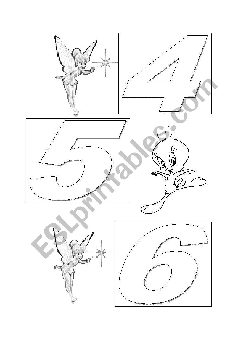 colour the numbers worksheet