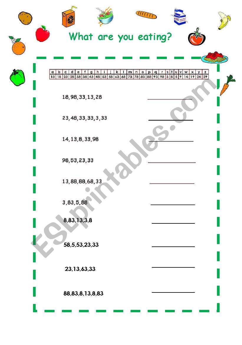 What is? worksheet