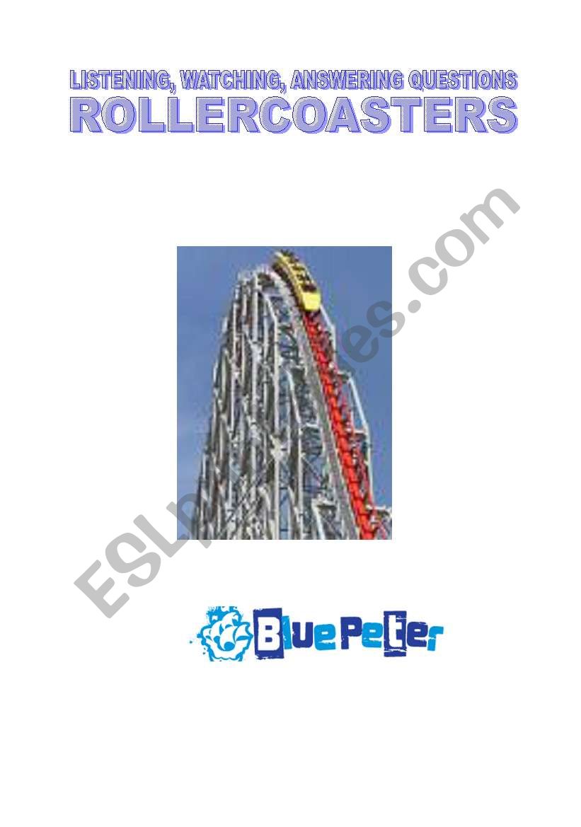 Blue Peter ---- ROLLERCOASTERS