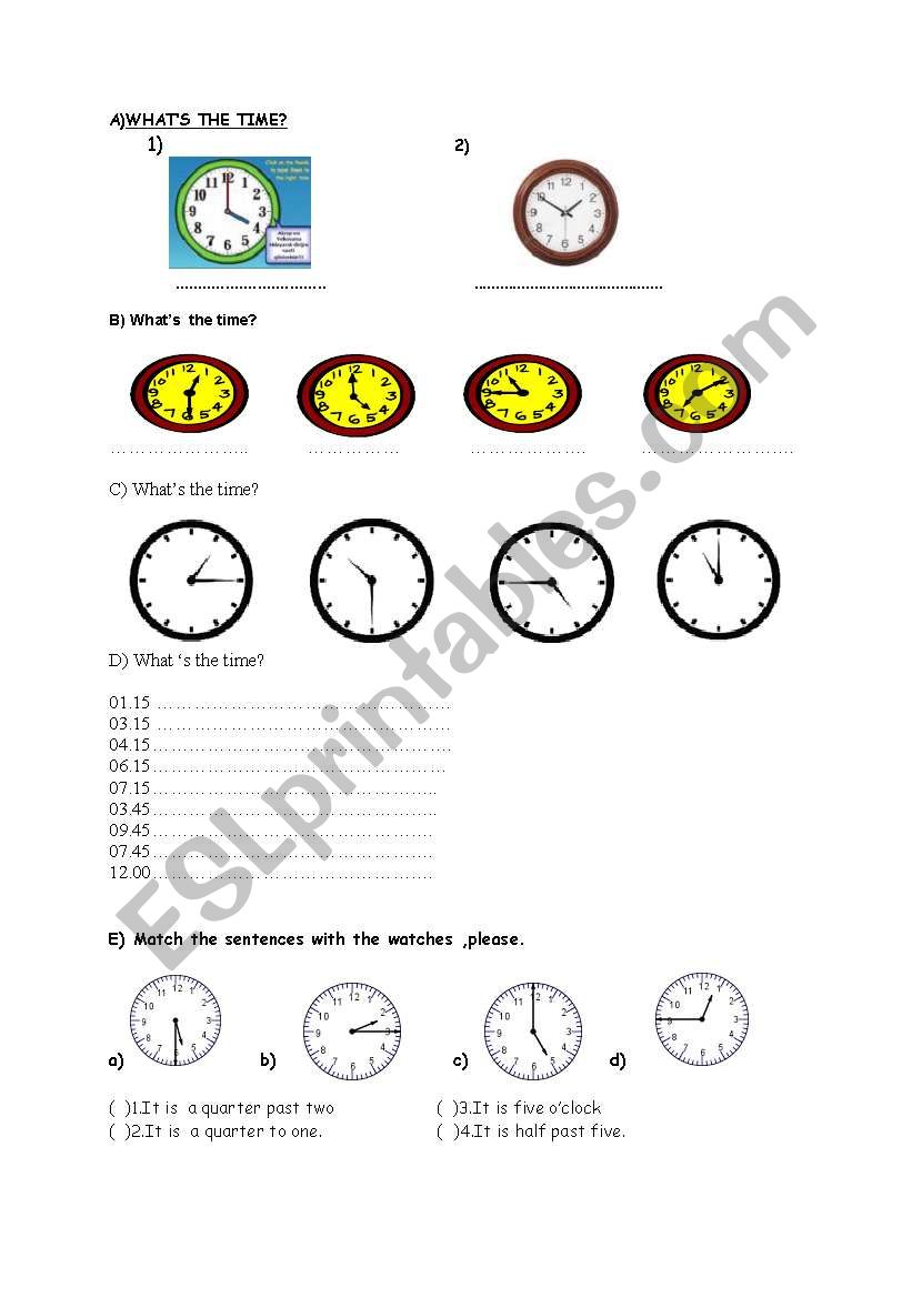 worksheet about time worksheet