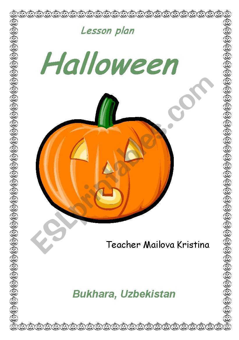 Halloween worksheet