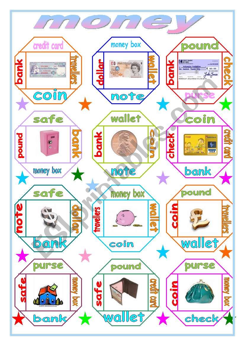 money worksheet