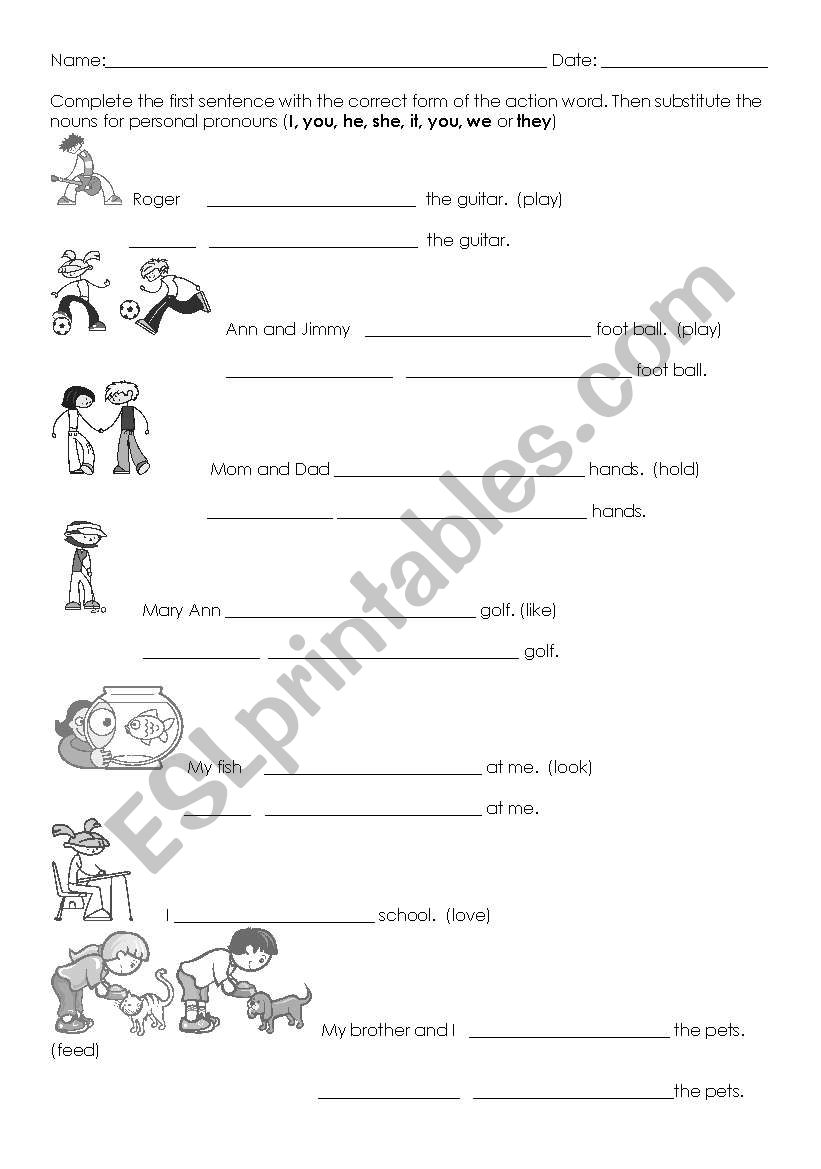 Present Simple worksheet