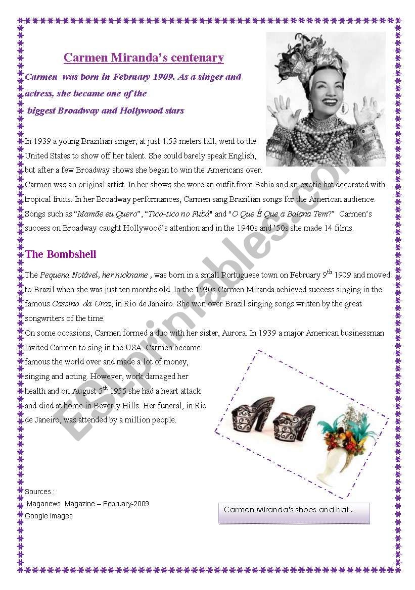 A Hollyhood Star  worksheet