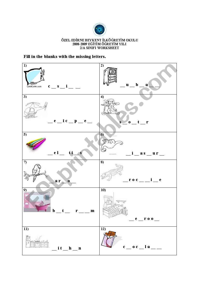 Alphabet  worksheet