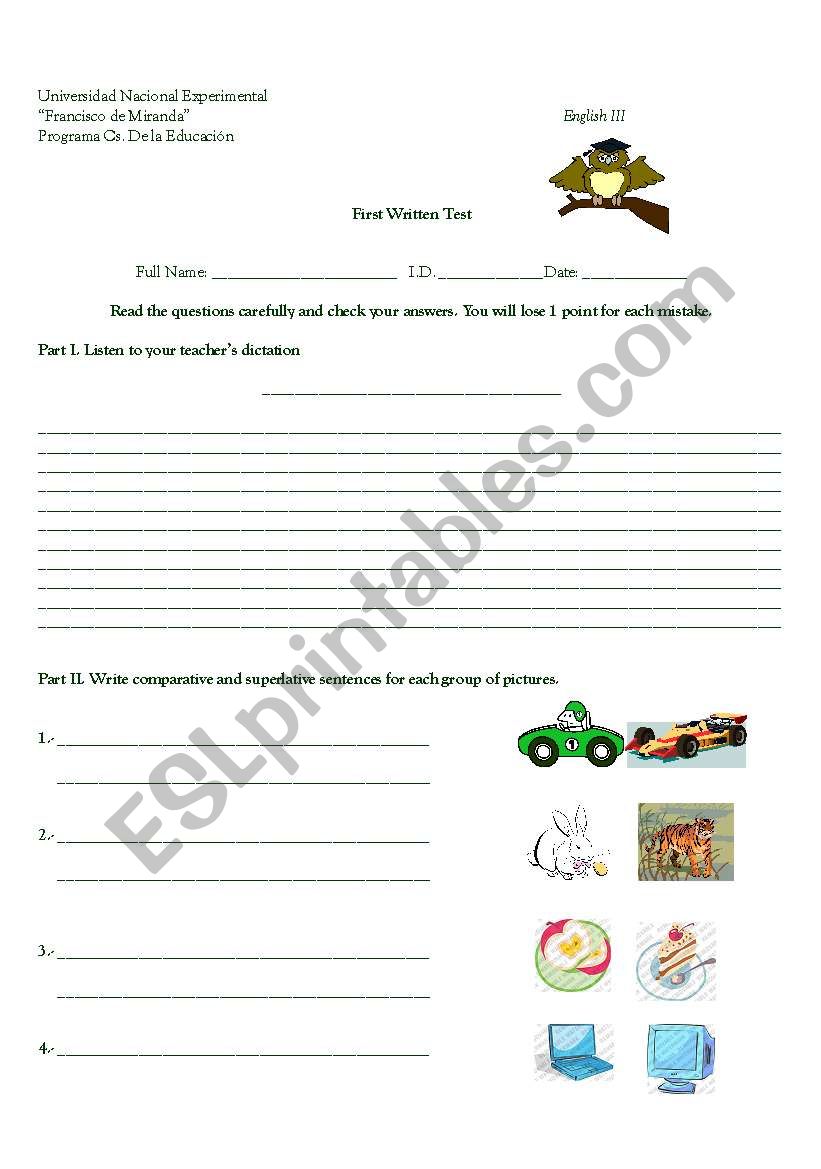 adjectives and rejoinders worksheet