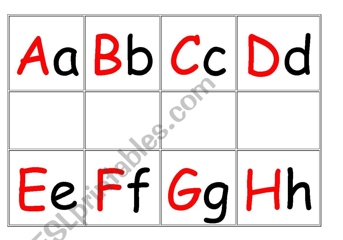 ABC srripes- size editable. worksheet