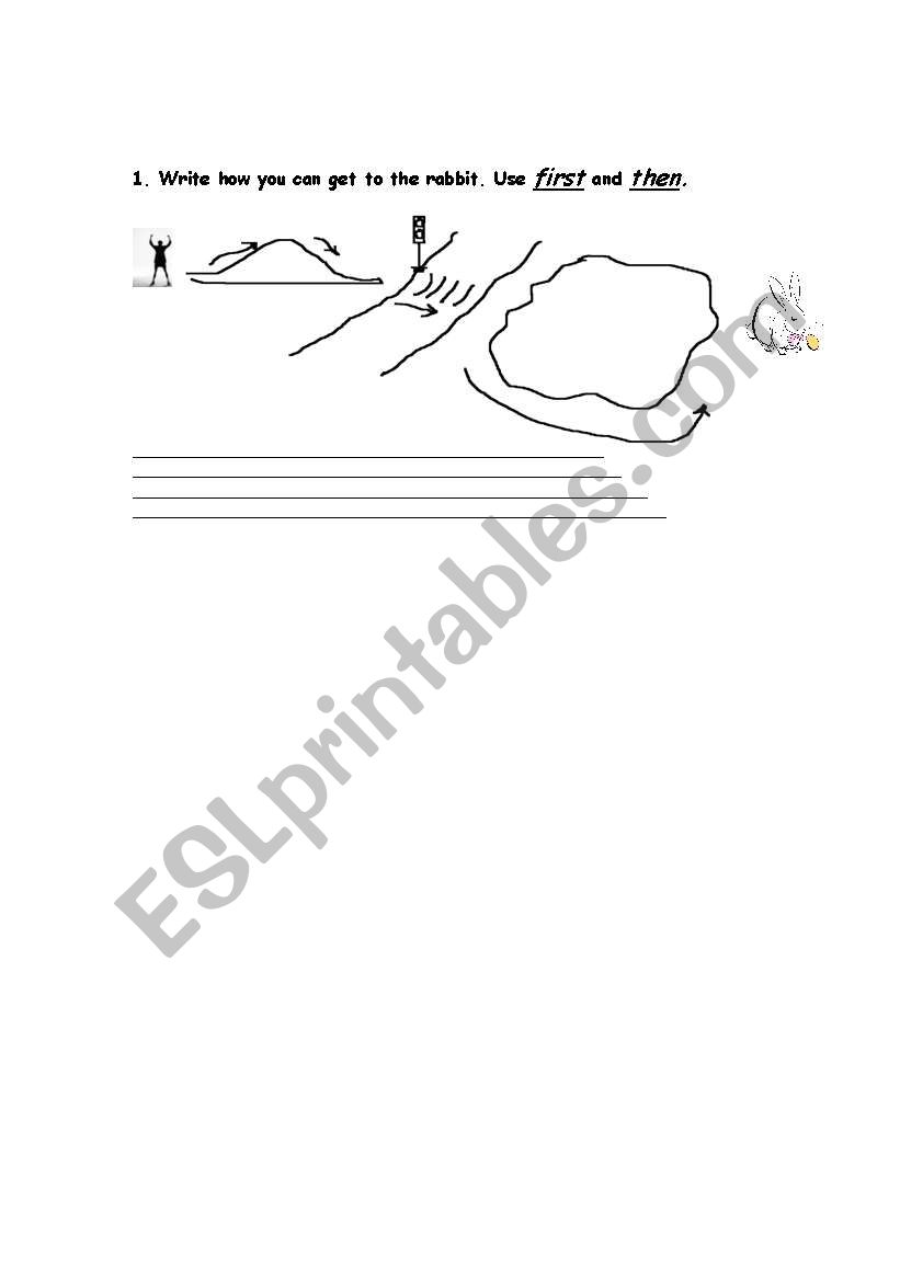 FIRST /THEN worksheet