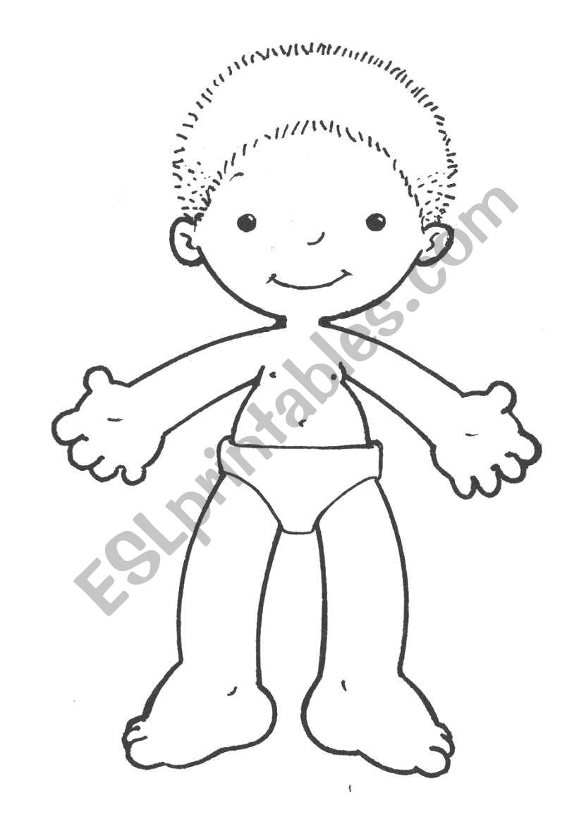 Clothes - paper doll: boy (part 1)
