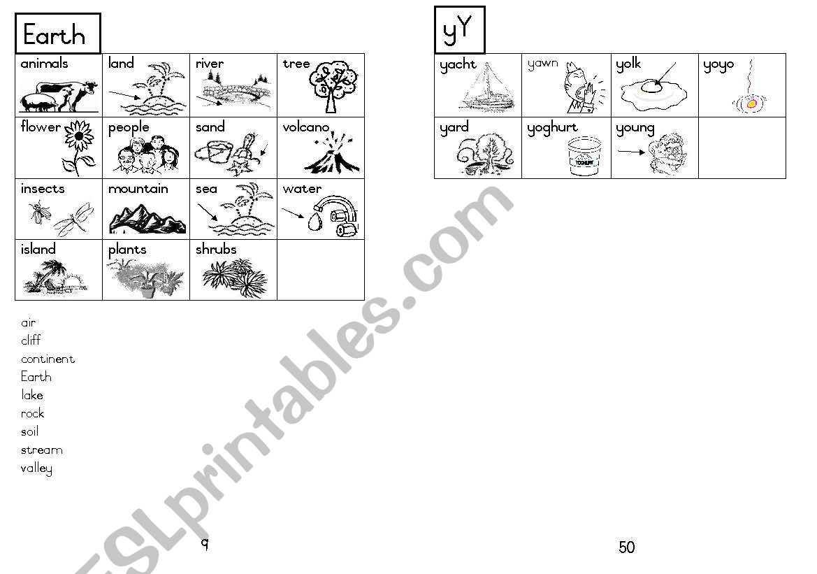 A5 Picture Dictionary 10 worksheet